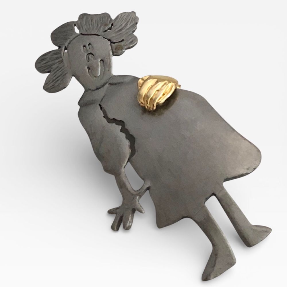 Ultracraft Pregnant Woman Brooch